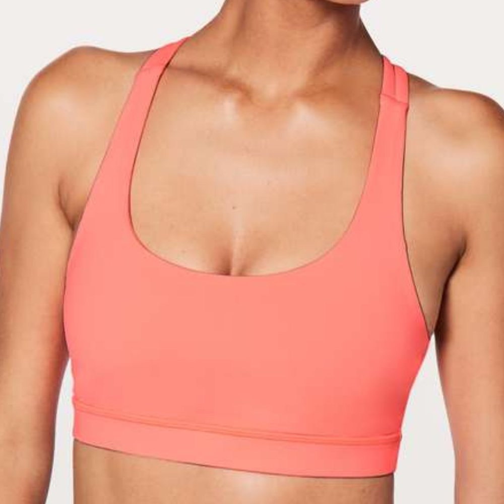 Lululemon Energy Bra Sz 6 Sunset